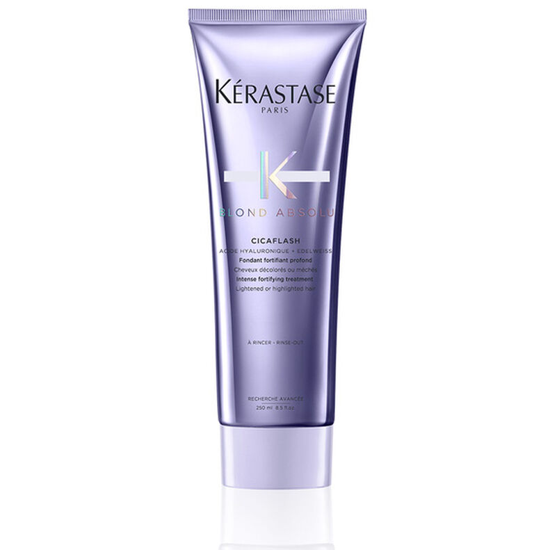 KÉRASTASE | BLOND ABSOLU | CICAFLASH | APRÈS-SHAMPOING À L'ACIDE HYALURONIQUE RÉPARATEUR & ANTI-CASSE POUR CHEVEUX BLONDS, MÉCHÉS & DÉCOLORÉS | 250 ML