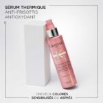 KÉRASTASE | CHROMA ABSOLU | SÉRUM CHROMA THERMIQUE | SÉRUM THERMO-PROTECTEUR HYDRATANT & ANTI-FRISOTTIS SANS RINÇAGE POUR CHEVEUX COLORÉS SENSIBILISÉS OU ABÎMÉS | 150 ML – Image 2
