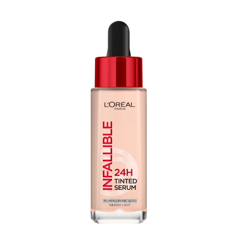 L'Oréal Paris - Fond de Teint Sérum Teinté Infallible 24H - ROSY LIGHT 1-2