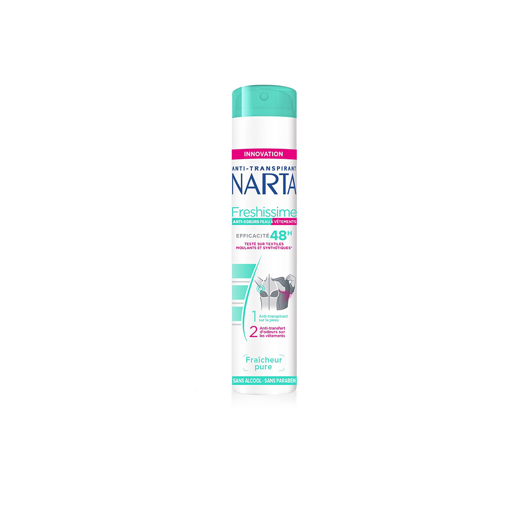 NARTA - Déodorant atomiseur Freshissime pour femmes - 200 ML