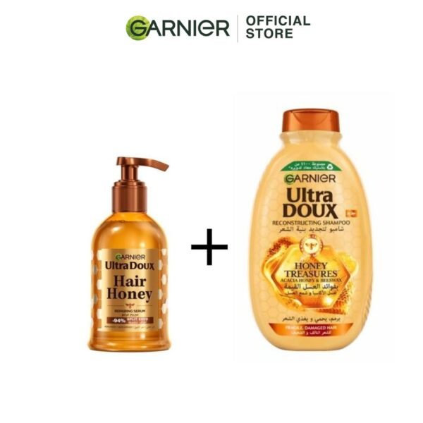 Ultra Doux Sérum Réparateur Honey Hair + Shampoing Trésors De Miel 200ml