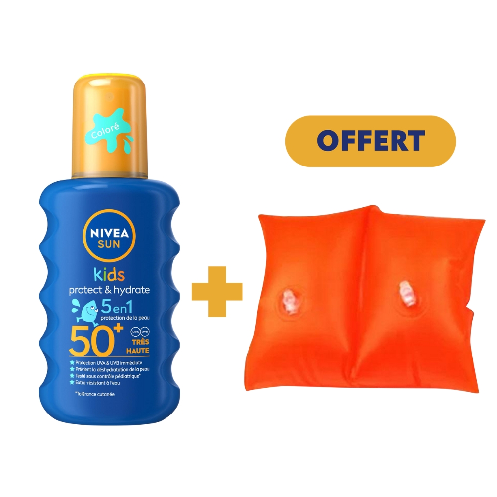 NIVEA SUN Kids Spray Protecteur Coloré SPF 50+, 200m + Cadeau Exclusifl