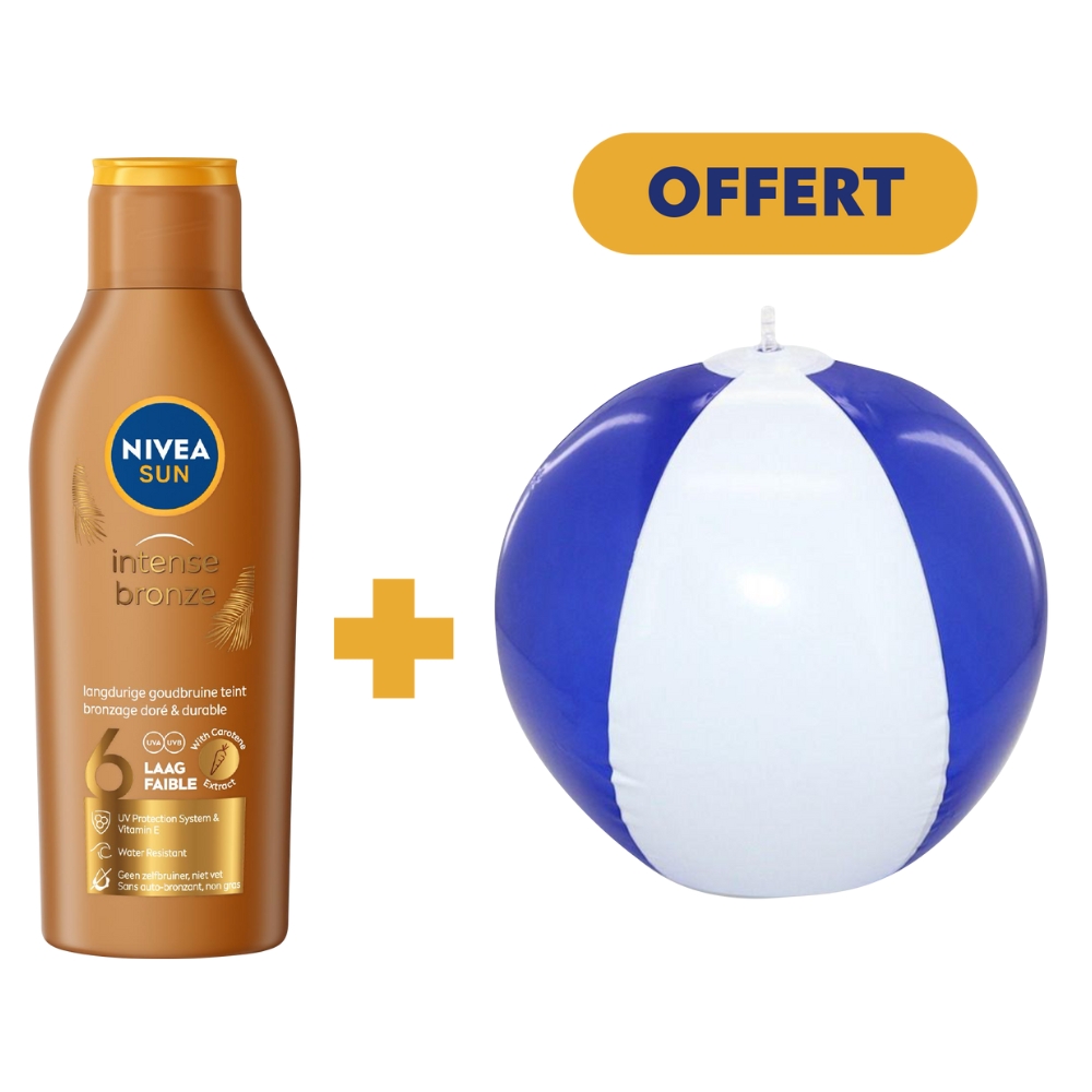 NIVEA SUN, Lait Protecteur au Carotène, SPF 6, 200ml + Cadeau Exclusif