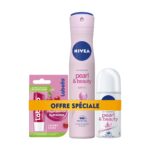 Pack NIVEA Pearl & Beauty Roll-on & Spray + LABELLO Cerise