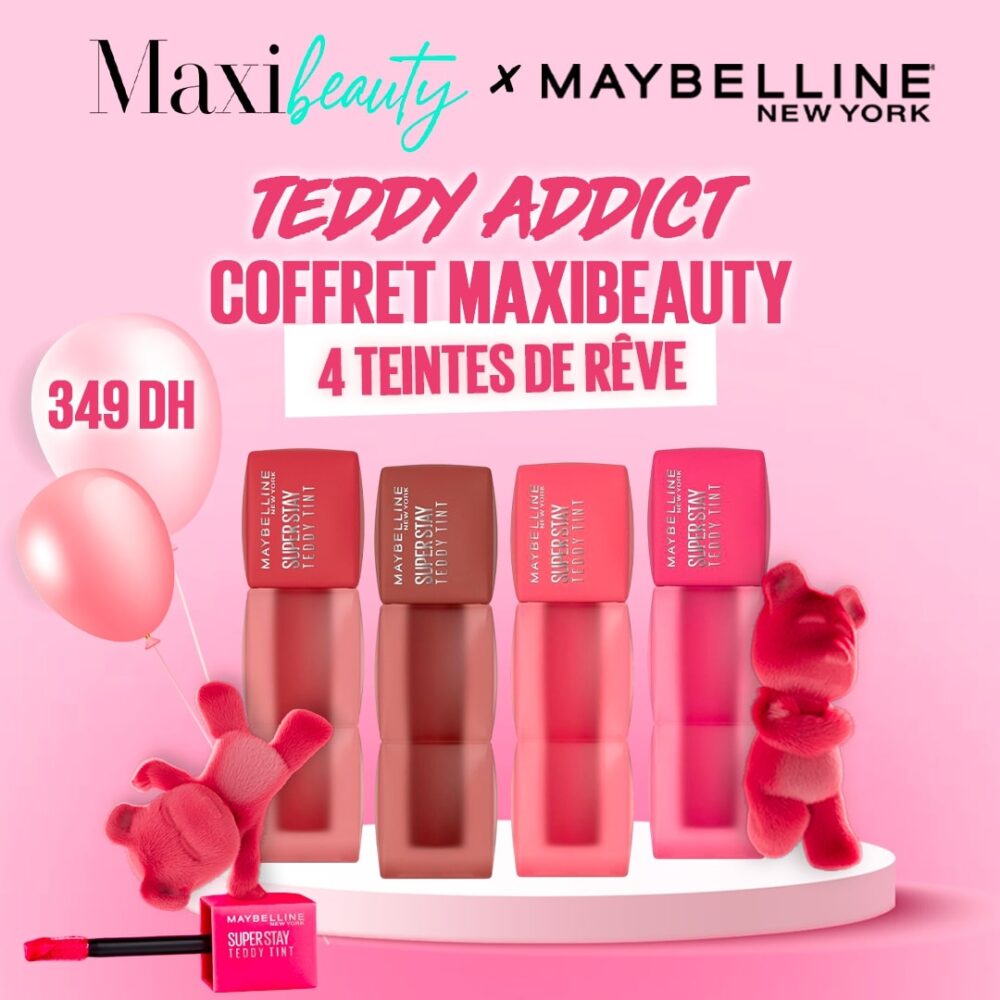 Teddy Tient 4 Couleurs – Un Rouge à Lèvres Pour Chaque Humeur