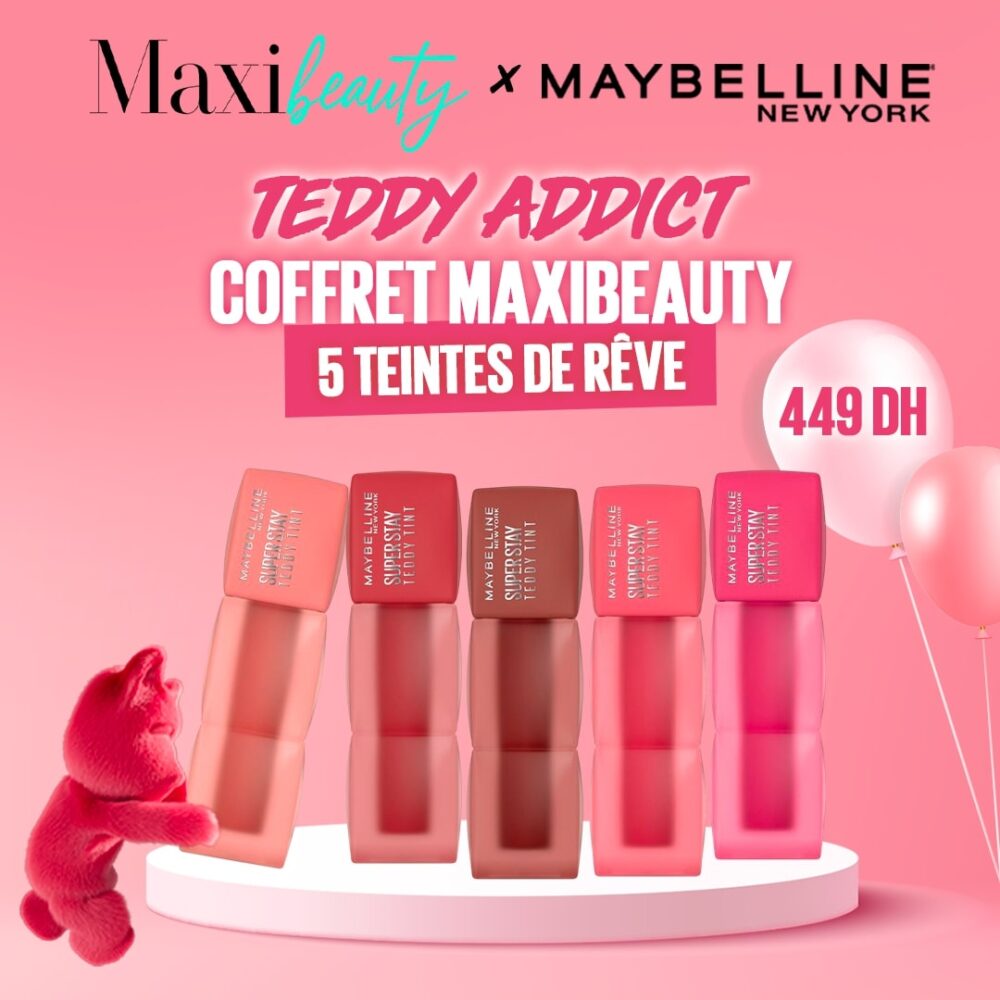 Teddy Tient 5 Couleurs – Un Rouge à Lèvres Pour Chaque Humeur